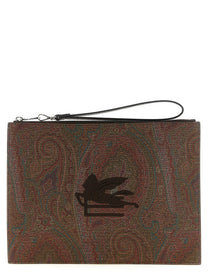 ETRO Essential Arnica Clutch Brown