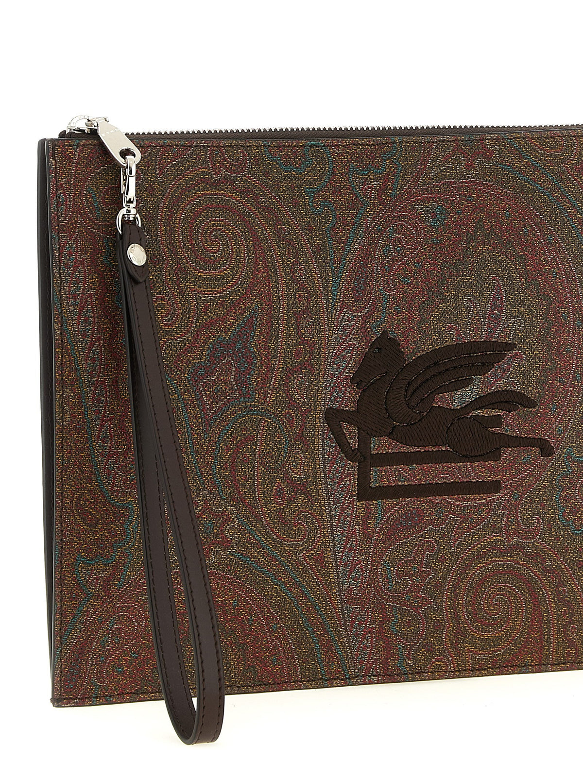 ETRO Essential Arnica Clutch Brown