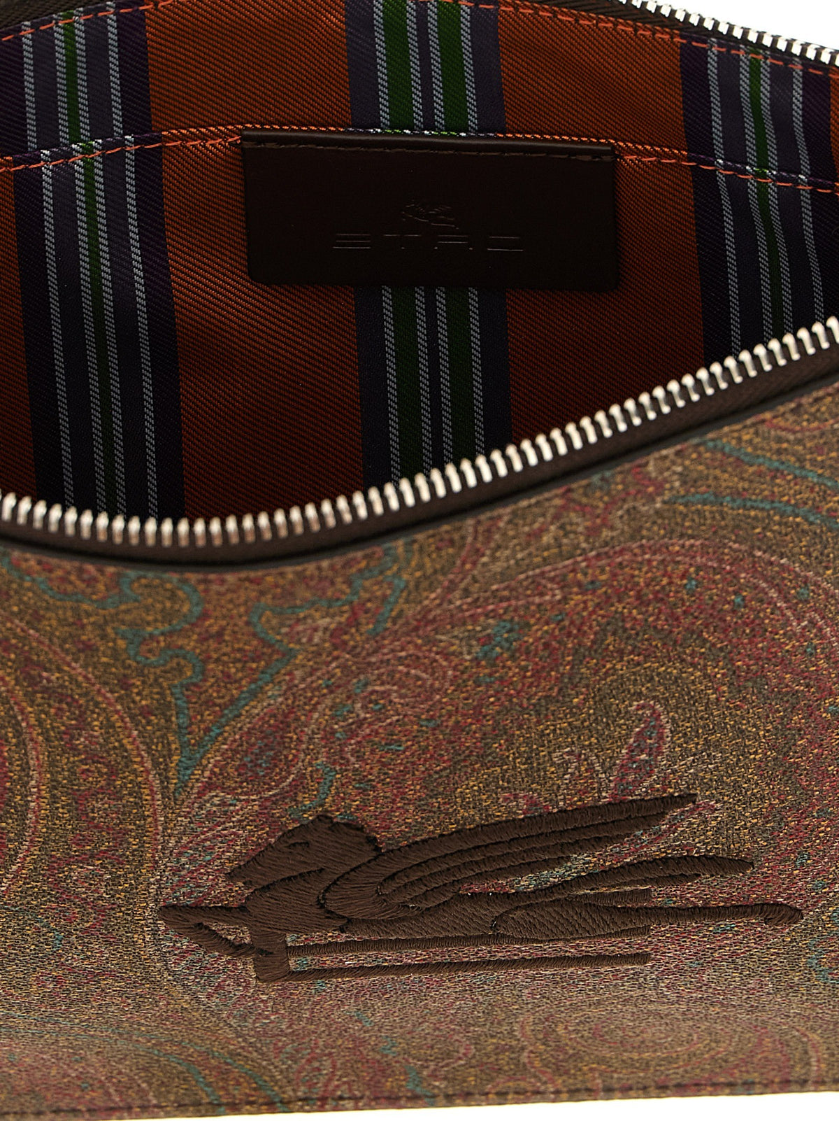 ETRO Essential Arnica Clutch Brown