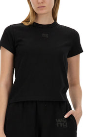 alexanderwang Women's Essential Shrunk Shirt Black