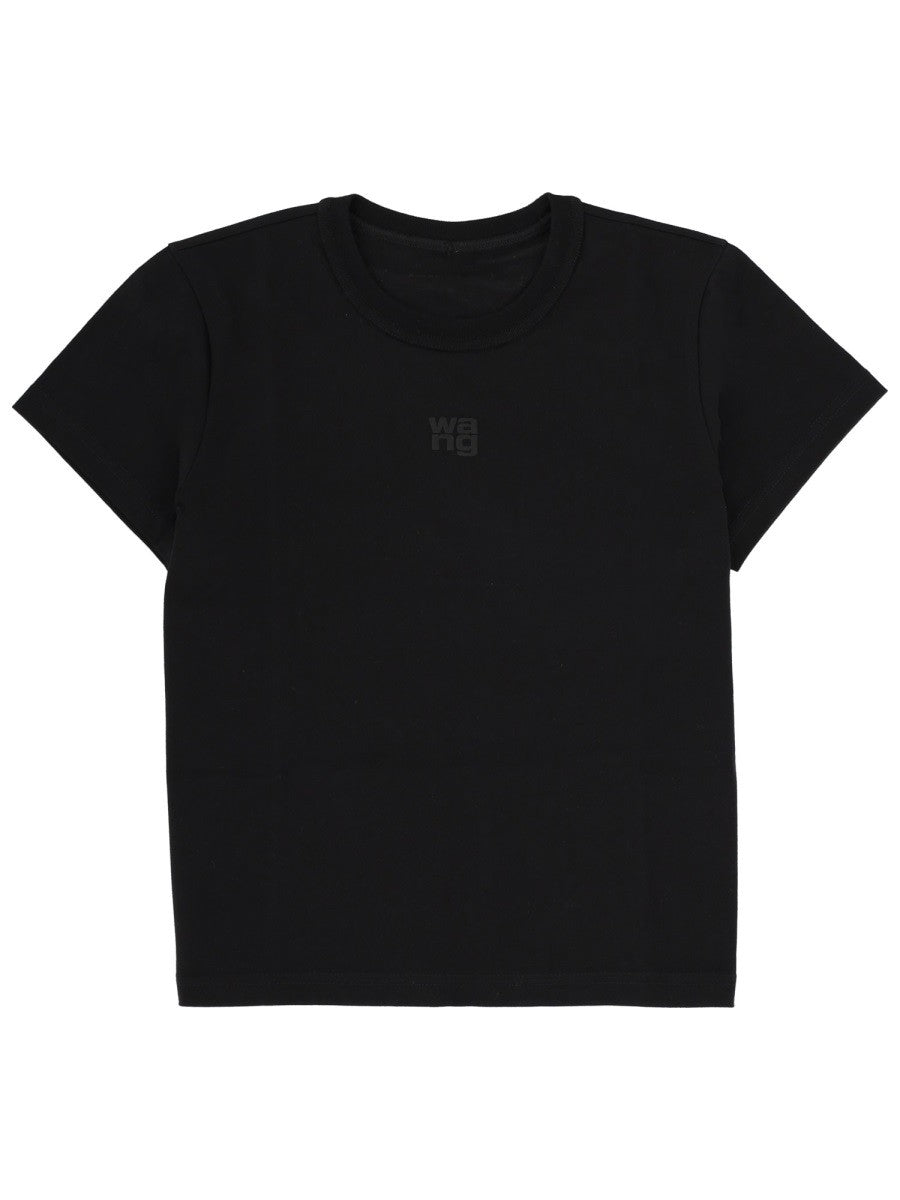 alexanderwang Women's Essential Shrunk Shirt Black