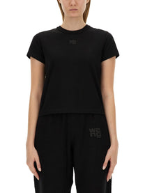 alexanderwang Women's Essential Shrunk Shirt Black