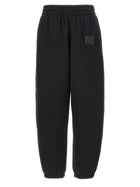 T By Alexander Wang Essential Terry Joggers Black