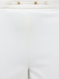 Elisabetta Franchi Women's Essentials Trousers White