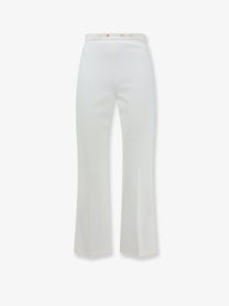 Elisabetta Franchi Women's Essentials Trousers White