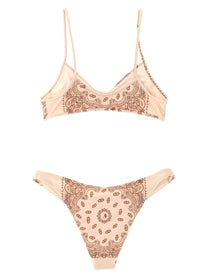 The Attico Estate Meravigliosa Bikini Blue