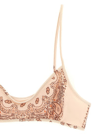 The Attico Estate Meravigliosa Bikini Blue