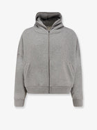 Entire Studios Unisex Eternal Zip Cottton Sweatshirt Grey
