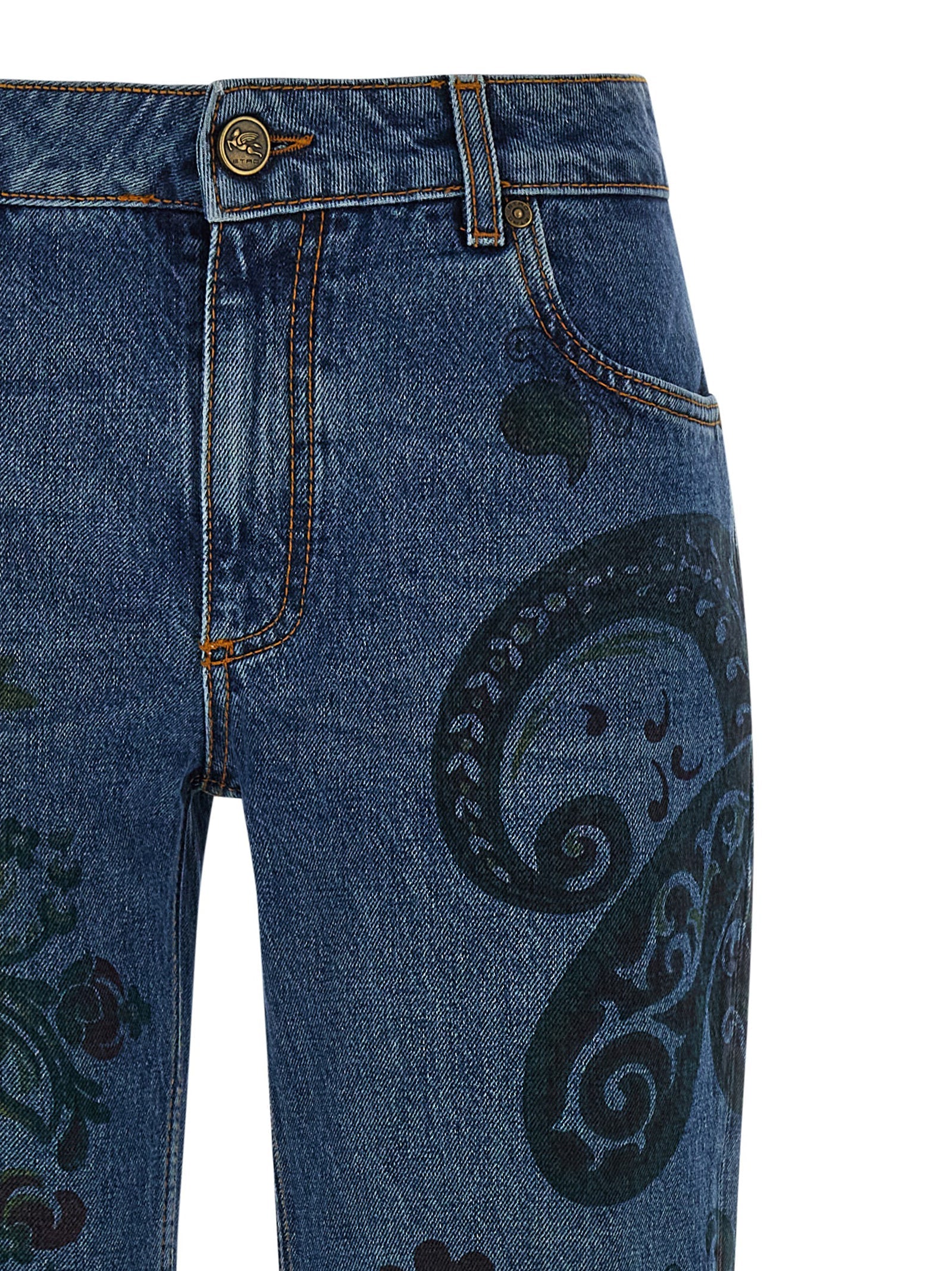 ETRO - ETRO - Paisley print jeans - Women’s Bottoms