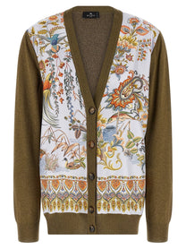ETRO - ETRO - Paisley silk insert cardigan - Women’s Knitwear