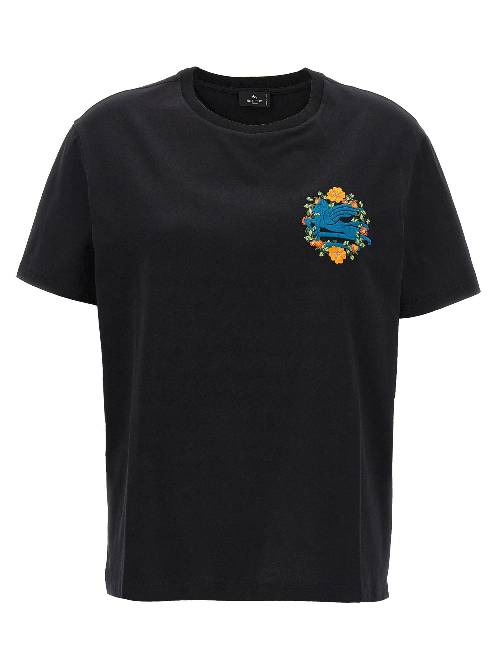 ETRO - ETRO - Logo embroidery t-shirt - Women’s Tops