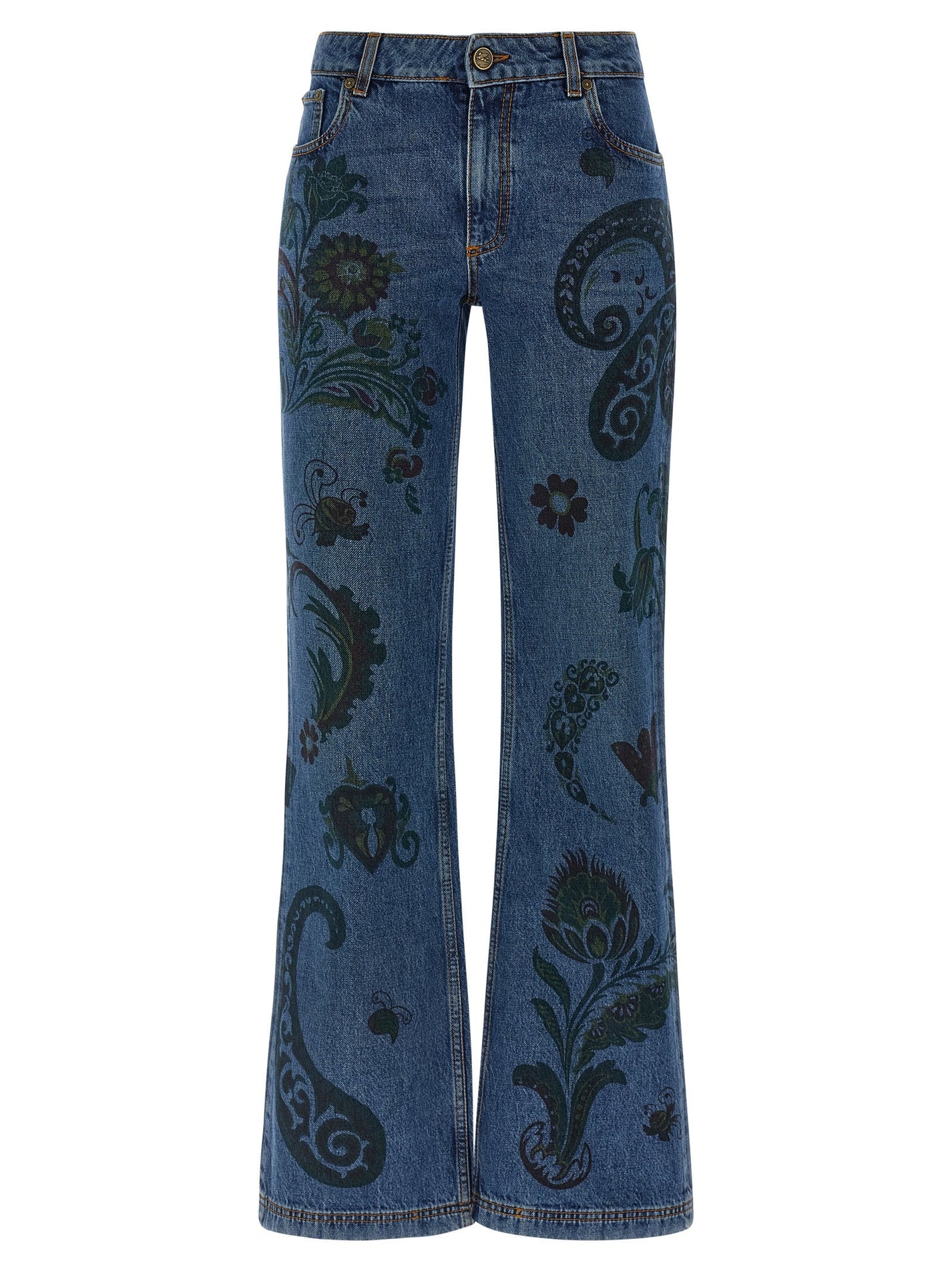 ETRO - ETRO - Paisley print jeans - Women’s Bottoms