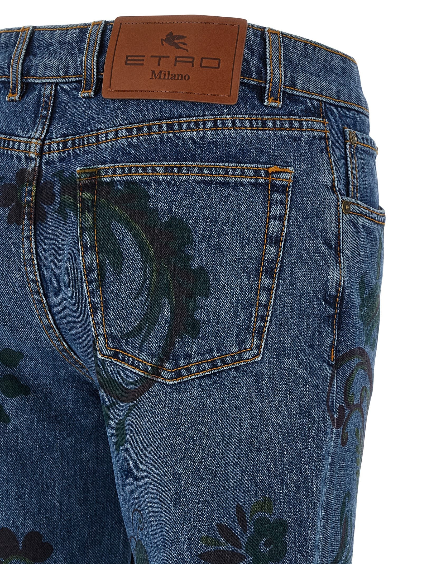ETRO - ETRO - Paisley print jeans - Women’s Bottoms