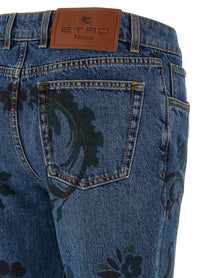 ETRO - ETRO - Paisley print jeans - Women’s Bottoms