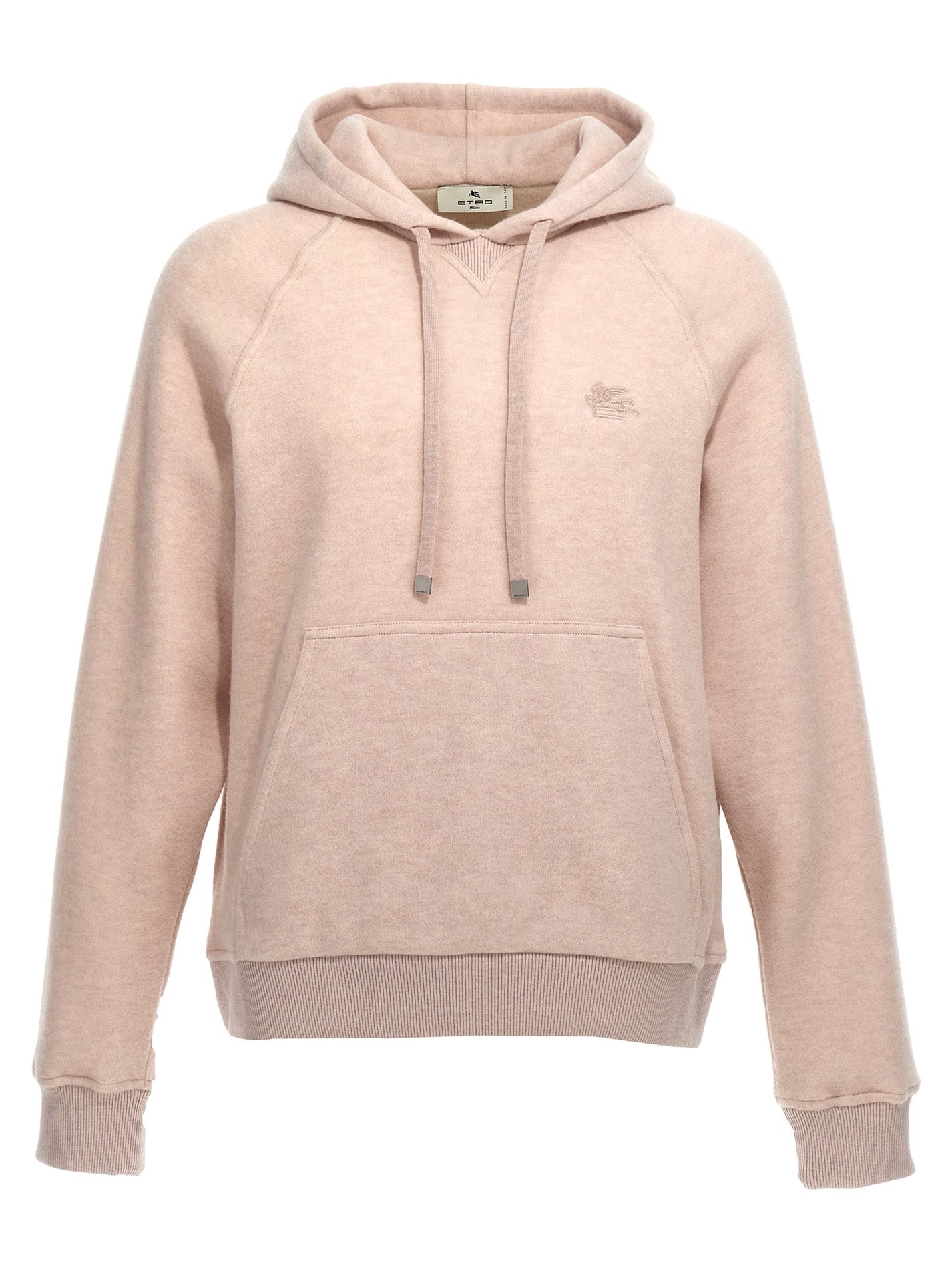 ETRO - ETRO - Logo embroidery wool hoodie - Men’s Sweatshirts