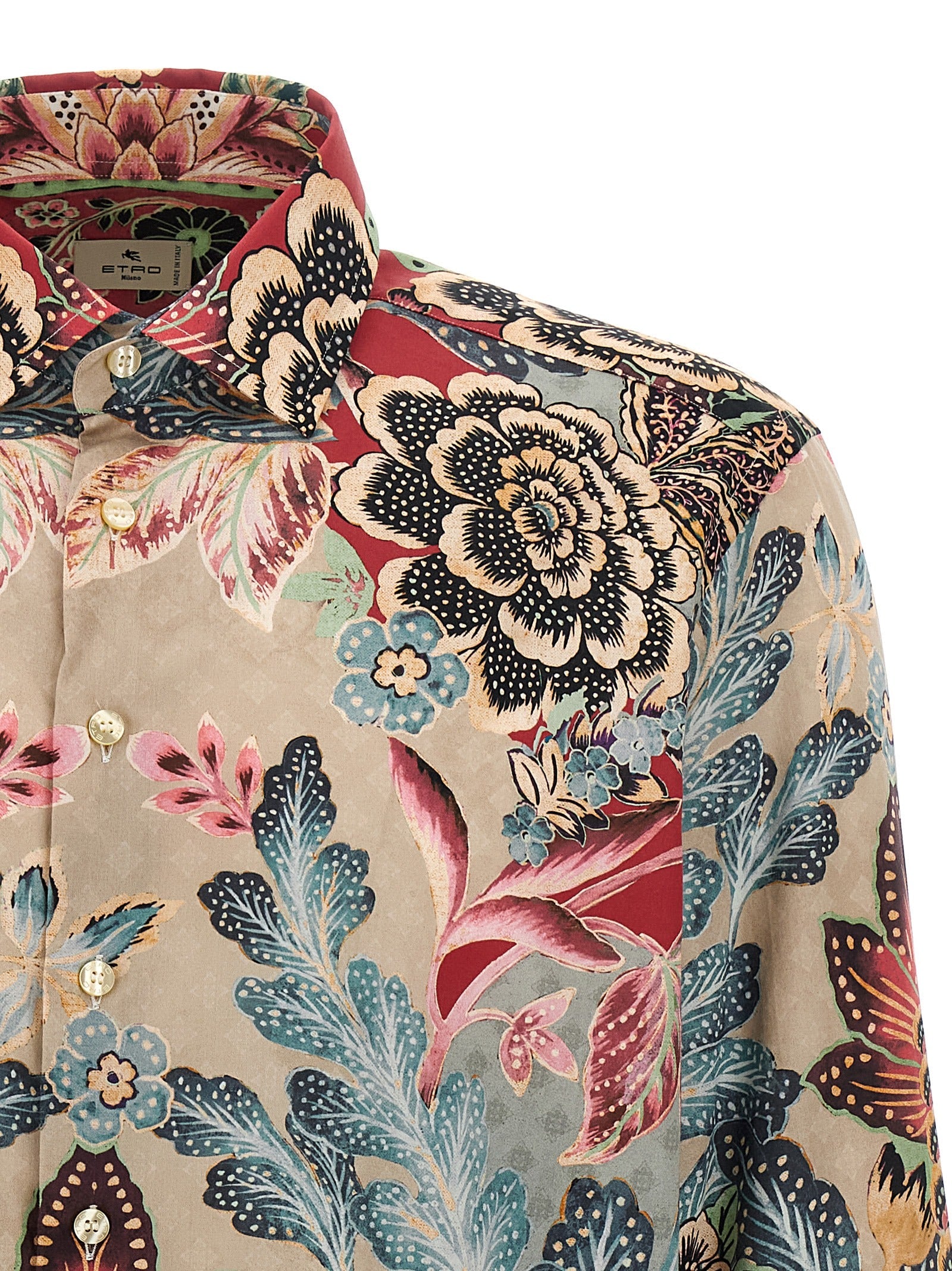 ETRO - ETRO - Flower and foliage shirt - Men’s Tops