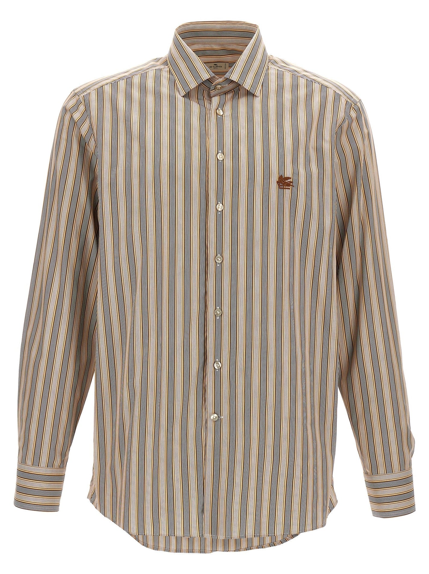 ETRO - ETRO - Logo embroidery shirt - Men’s Tops
