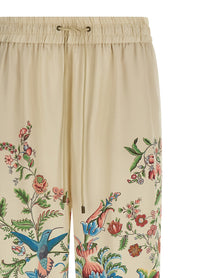 ETRO - ETRO - Flora and fauna printed trousers - Women’s Pants