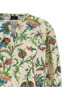 ETRO - ETRO - Floral cotton blouse - Women’s Tops