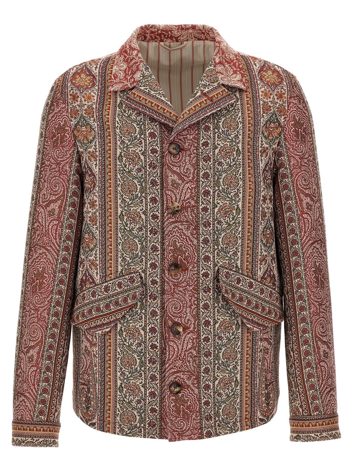 ETRO - ETRO - Balmacaan neck overshirt - Men’s Tops