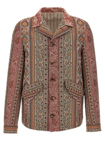 ETRO - ETRO - Balmacaan neck overshirt - Men’s Tops