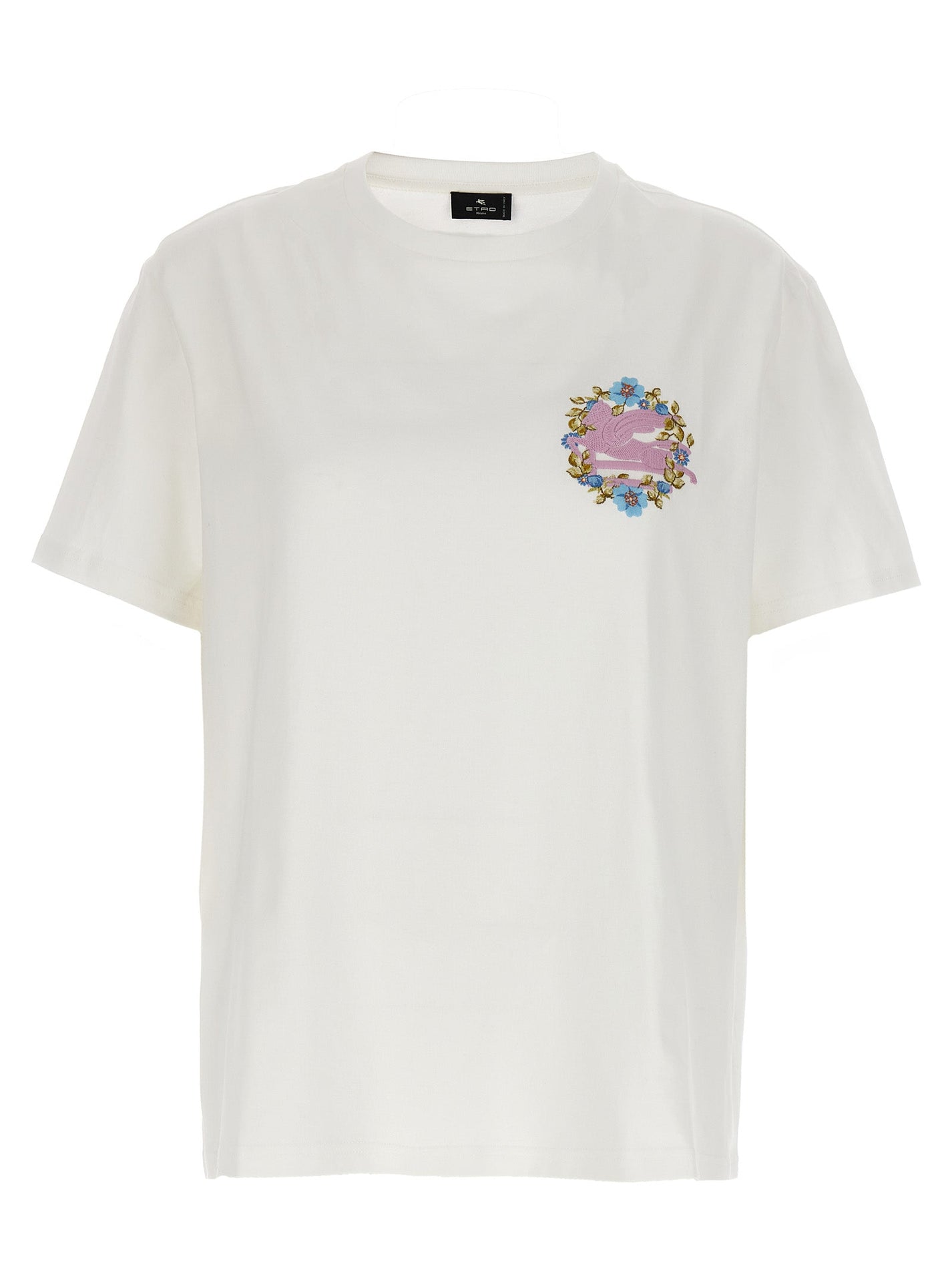 ETRO - ETRO - Logo embroidery t-shirt - Women’s Tops