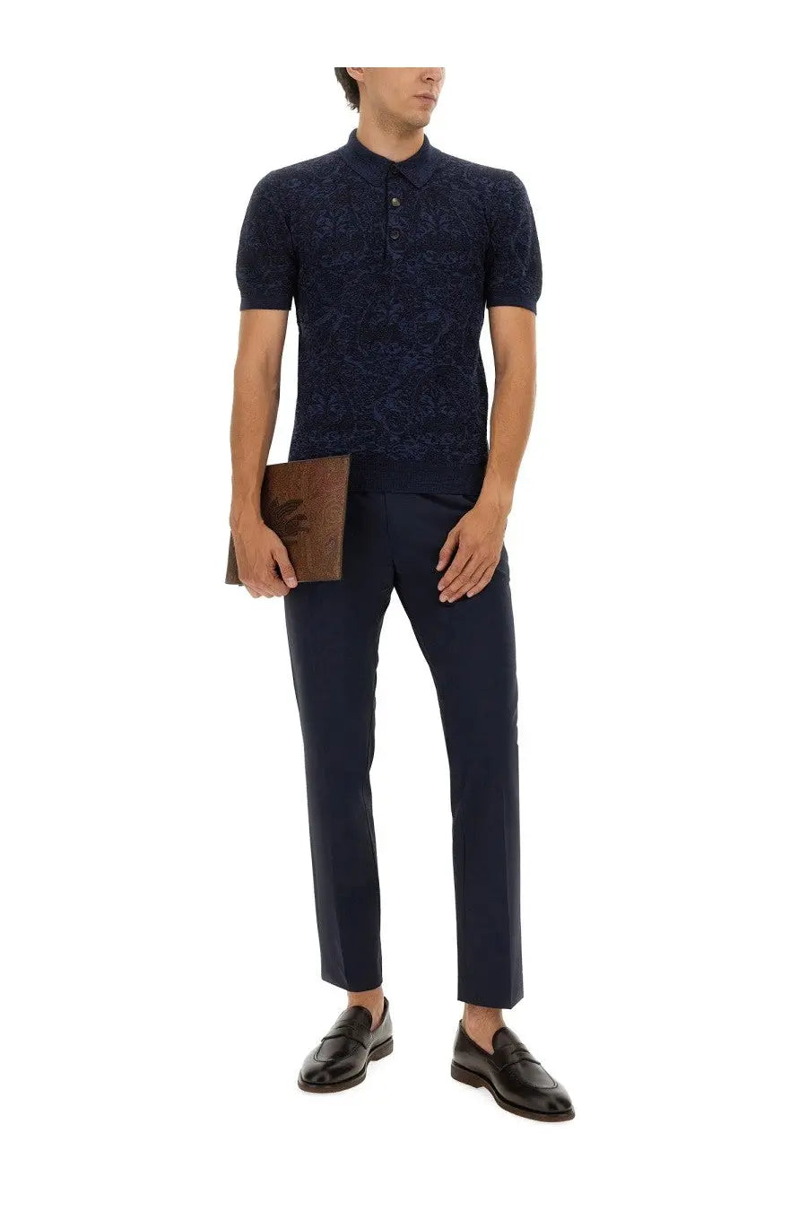 ETRO Men's Polo Shirt Blue, view 2