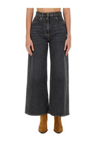 ETRO Women's Baggy Jacquard Jeans Grey