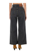 ETRO Women's Baggy Jacquard Jeans Grey, view 4