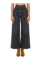 ETRO Women's Baggy Jacquard Jeans Grey, view 3