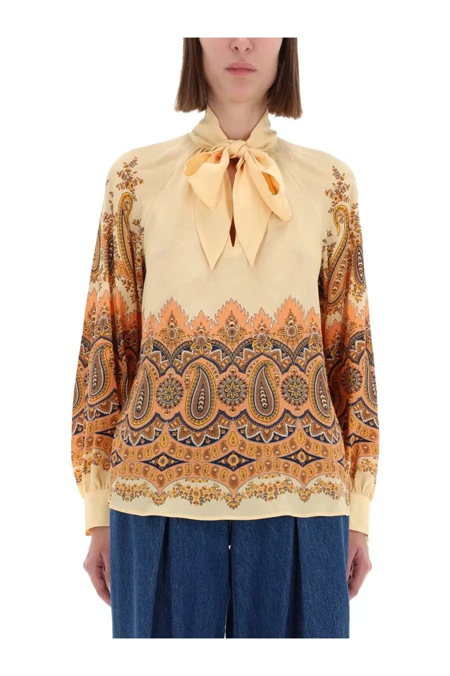 ETRO Women's Blue Printed Multicolor