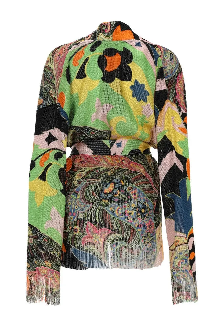 ETRO Women's Fringed Cardigan Multicolor, view 2