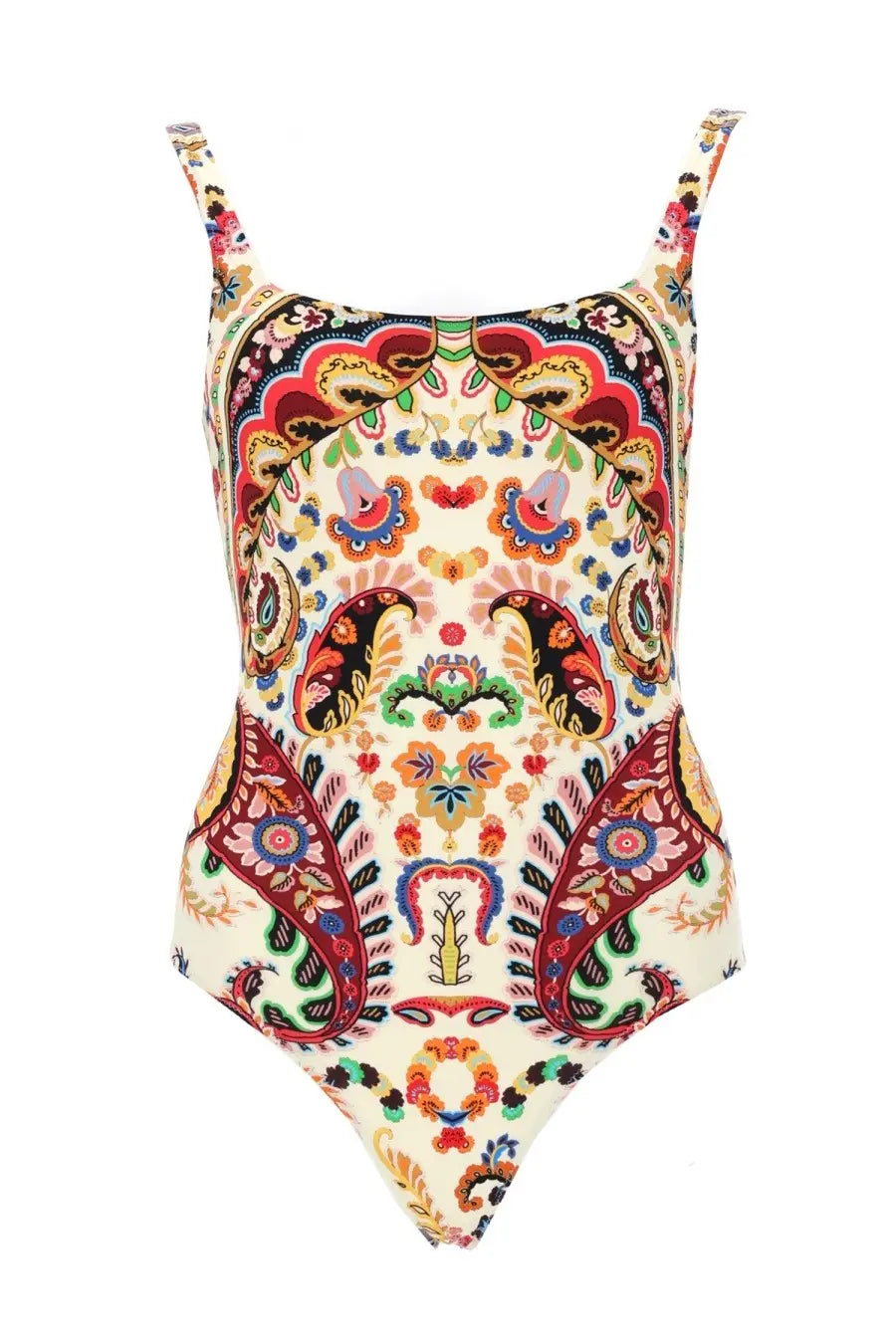 ETRO Women’s Costume Intero paisley floral multicolor one-piece swimsuit