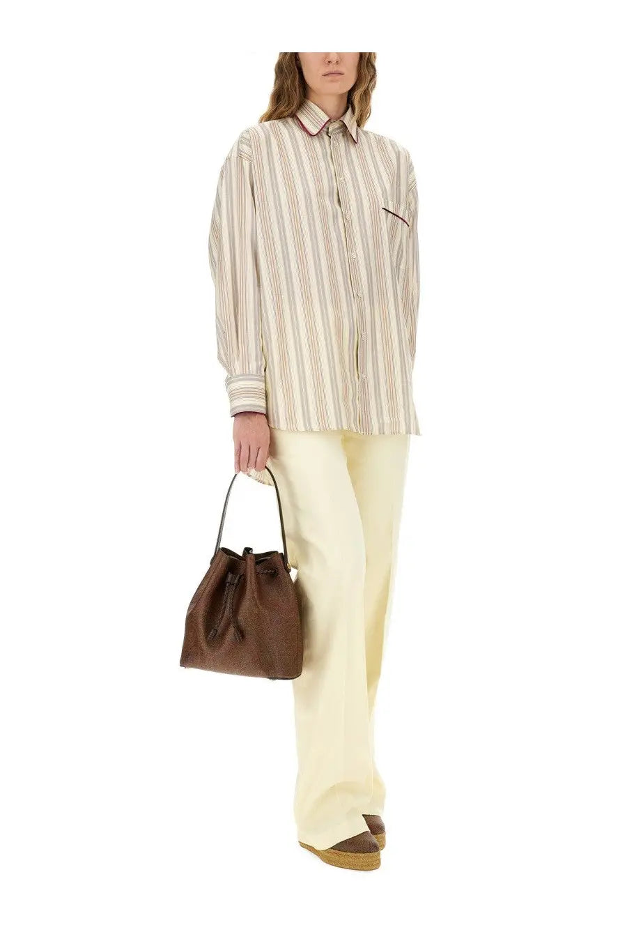 ETRO Women's Cotton Pants White, view 2