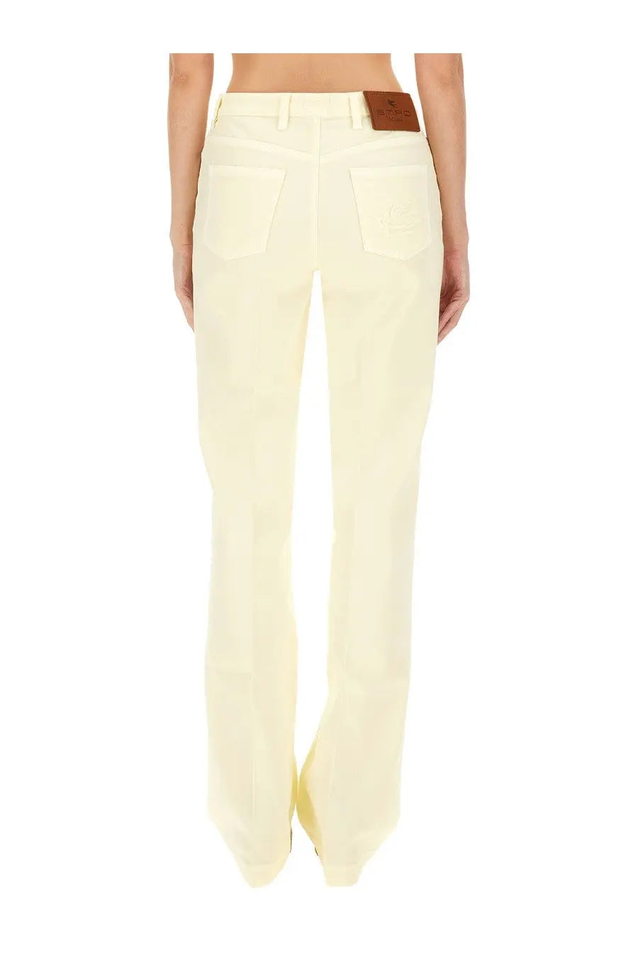 ETRO Women's Cotton Pants White, view 3