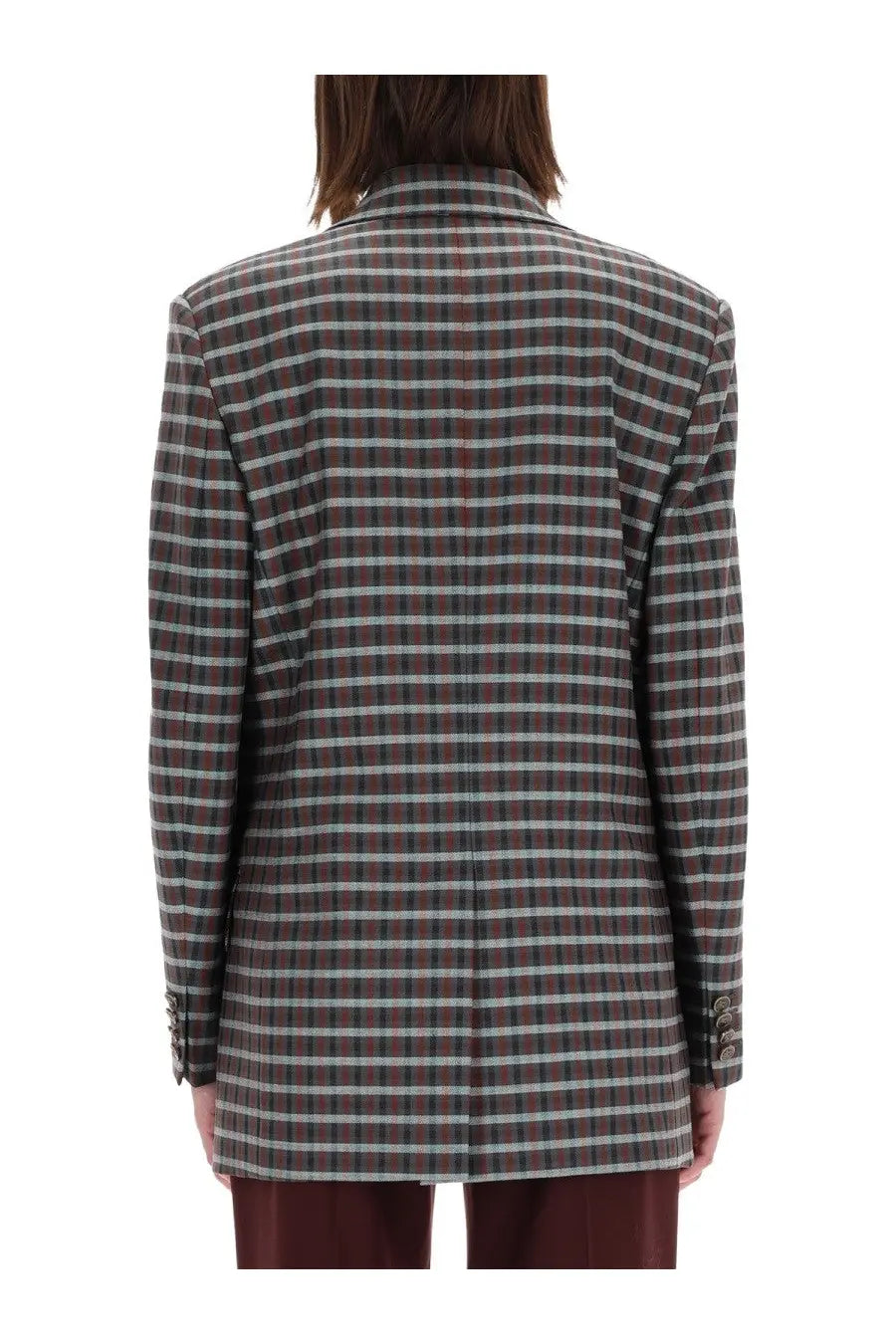 ETRO Women's Double Breasted Jacket Grey, view 3