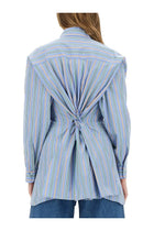 ETRO Women's Jacquard Shirt and Knot in the Back Blue, view 3