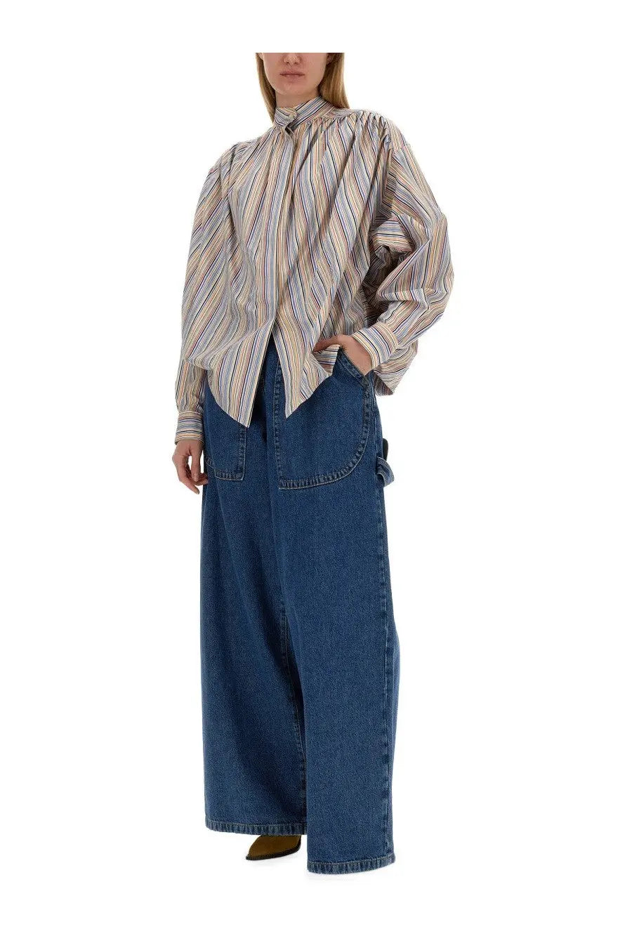ETRO Women's Jeans Wide Leg Blue, view 2
