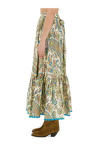 ETRO Women's Long Skirt Green, view 4