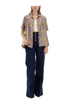 ETRO Women's Printed Silk Shirt Multicolor, view 2