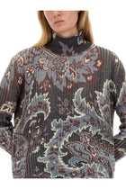 ETRO Women's Printed Wool Sweater Multicolor, view 4