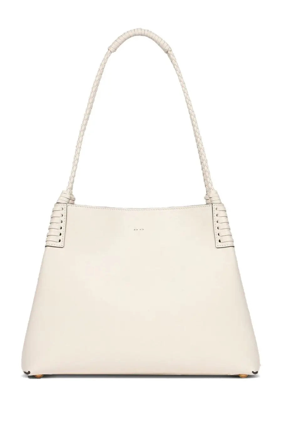 ETRO Women’s Libra Medium White leather tote with braided handles