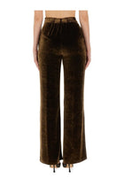 ETRO Women's Velvet Pants Brown, view 3