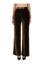 ETRO Women's Velvet Pants Brown