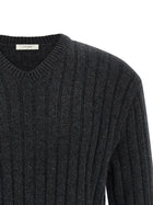 The Row Ettore Sweater Grey, view 3