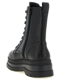 Pinko Eva Lace up Ankle Boots Black