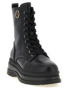 Pinko Eva Lace up Ankle Boots Black, view 2