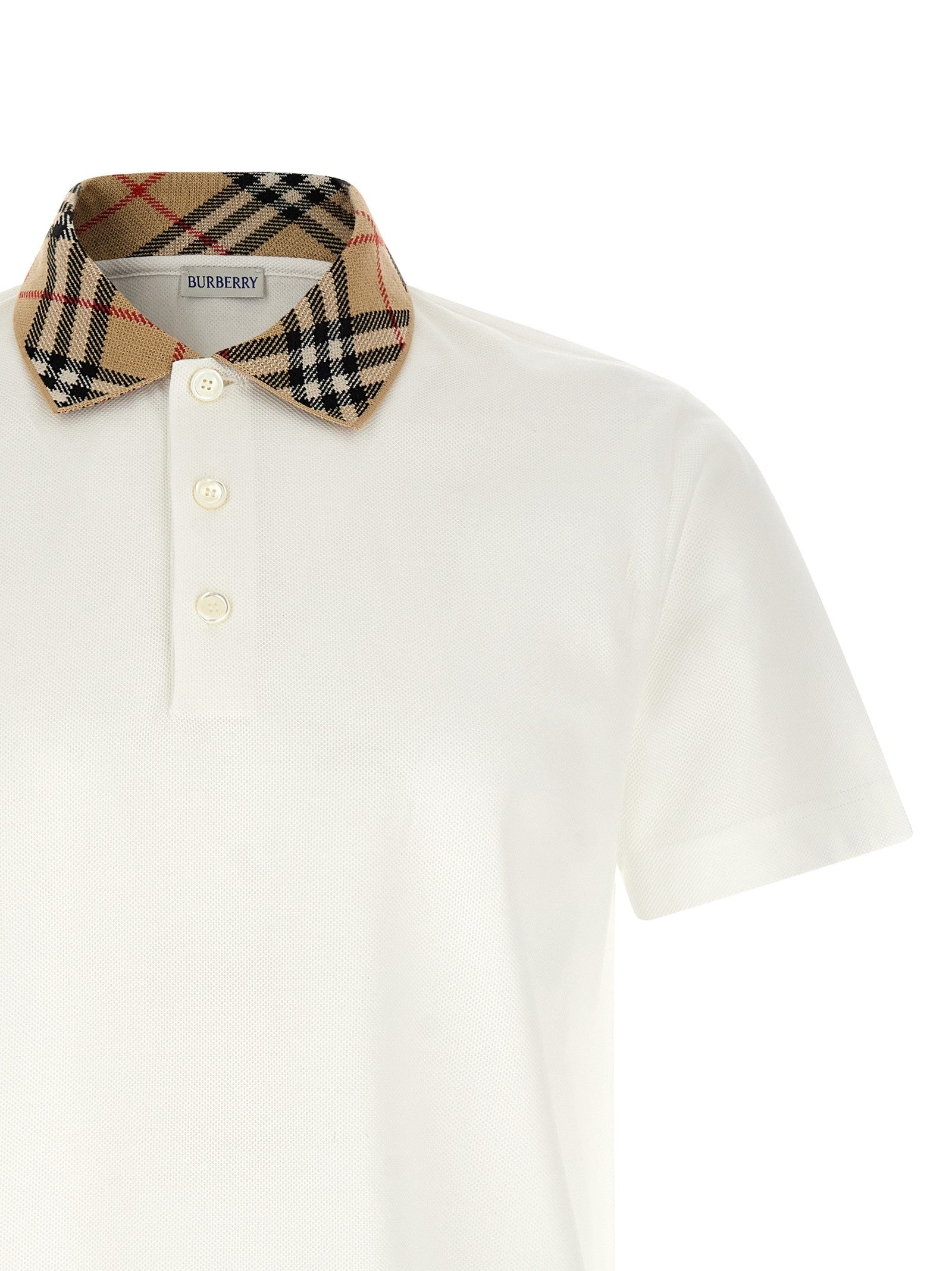 Burberry Evan Polo Shirt White