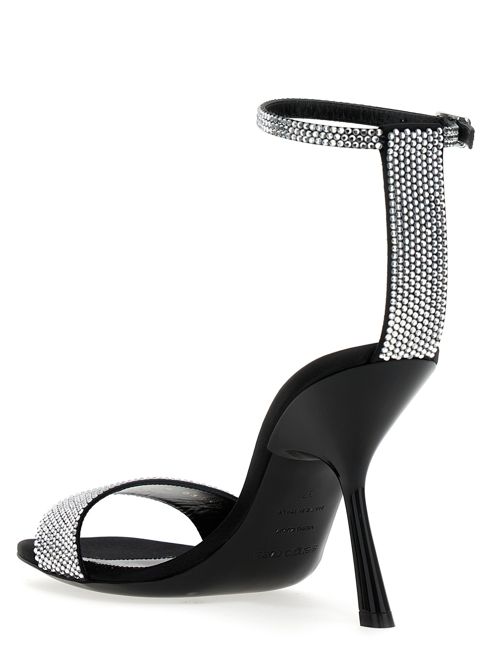 Sergio Rossi Evangelie Sandals by Mr Patentie Rossi Evangelie Smyrniotaki Black
