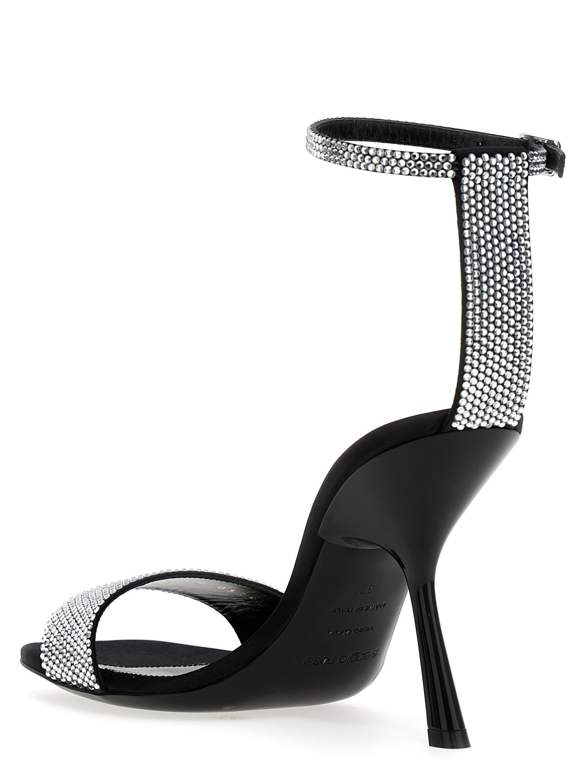 Sergio Rossi Evangelie Sandals by Mr Patentie Rossi Evangelie Smyrniotaki Black, view 2
